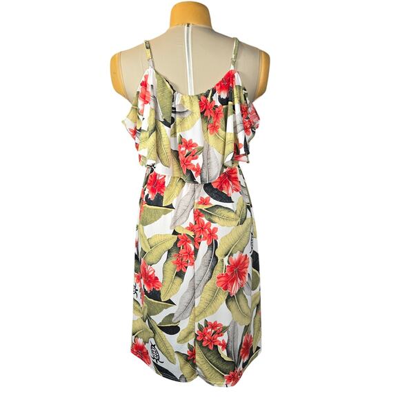S&S Aloha Fashion Womens Midi Sundress Floral Hibiscus Turtles Stretch Vacation - Picture 4 of 10